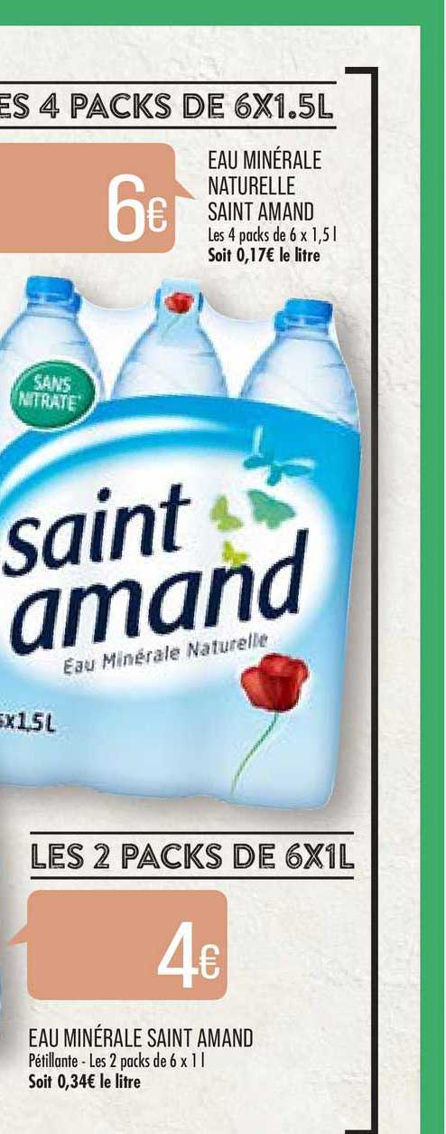 Eau Minérale Naturelle Saint Amand