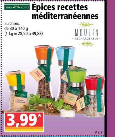 épices recettes méditerranéennes villa gusto