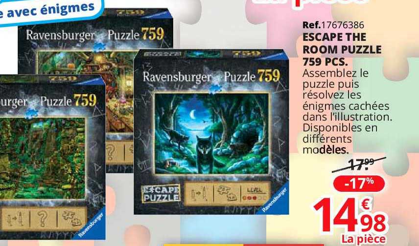 escape the room puzzle 759 pcs