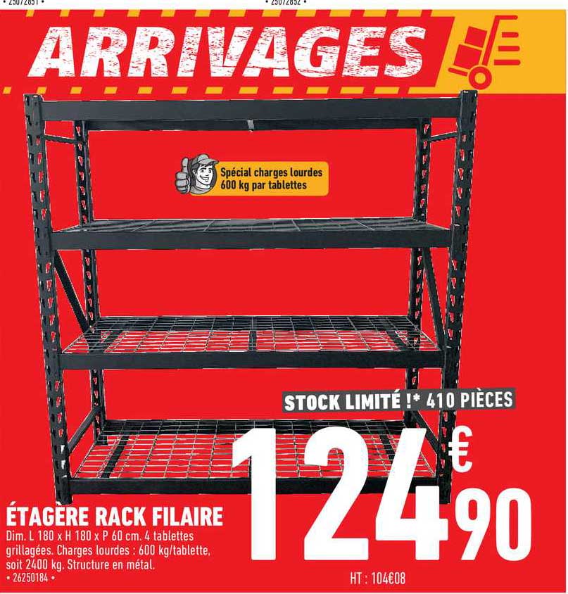étagère rack filaire