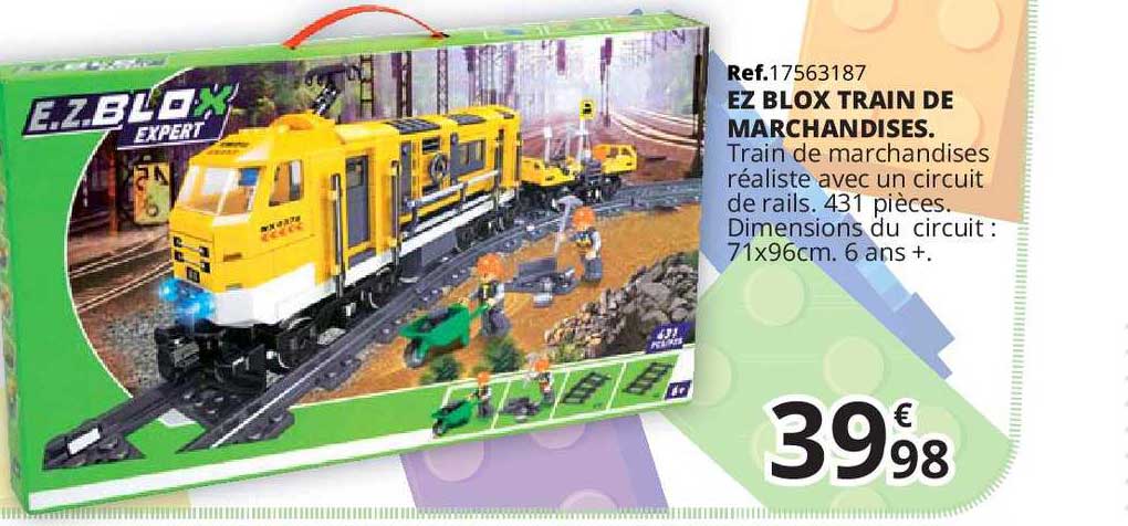 ez blox train de marchandises