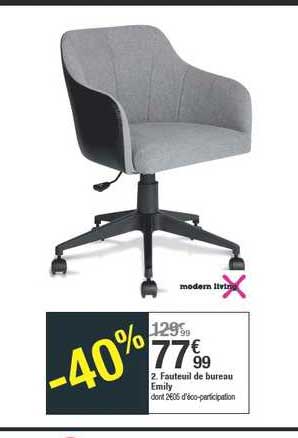 fauteuil de bureau emily
