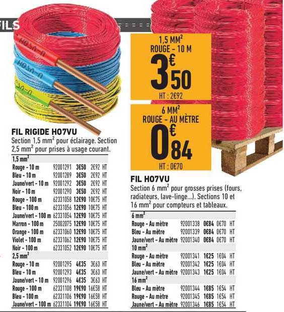 Fil Rigide Ho7vu Fil Ho7vu