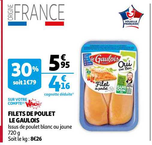 Filets De Poulet Le Gaulois