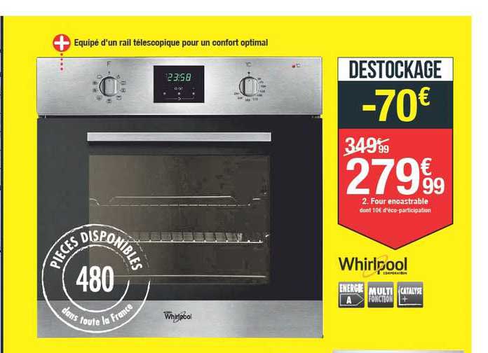 Four Encastrable Whirlpool