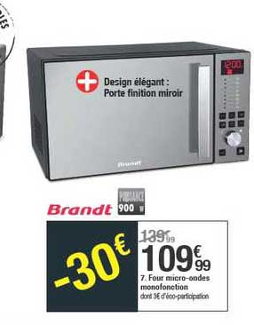 four micro ondes monofonction brandt