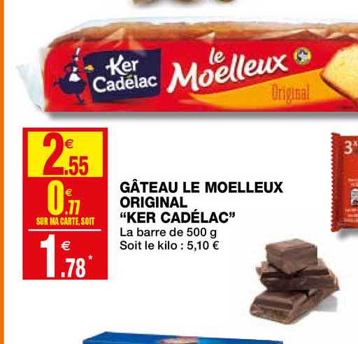 gâteau le moelleux original "ker cadélac"