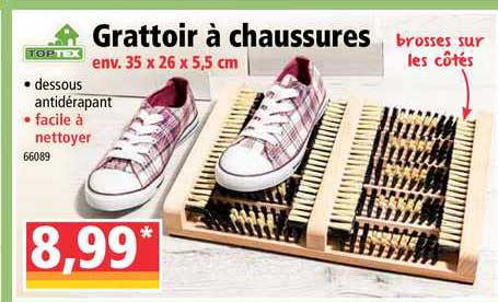 Grattoir à Chaussures Toptex