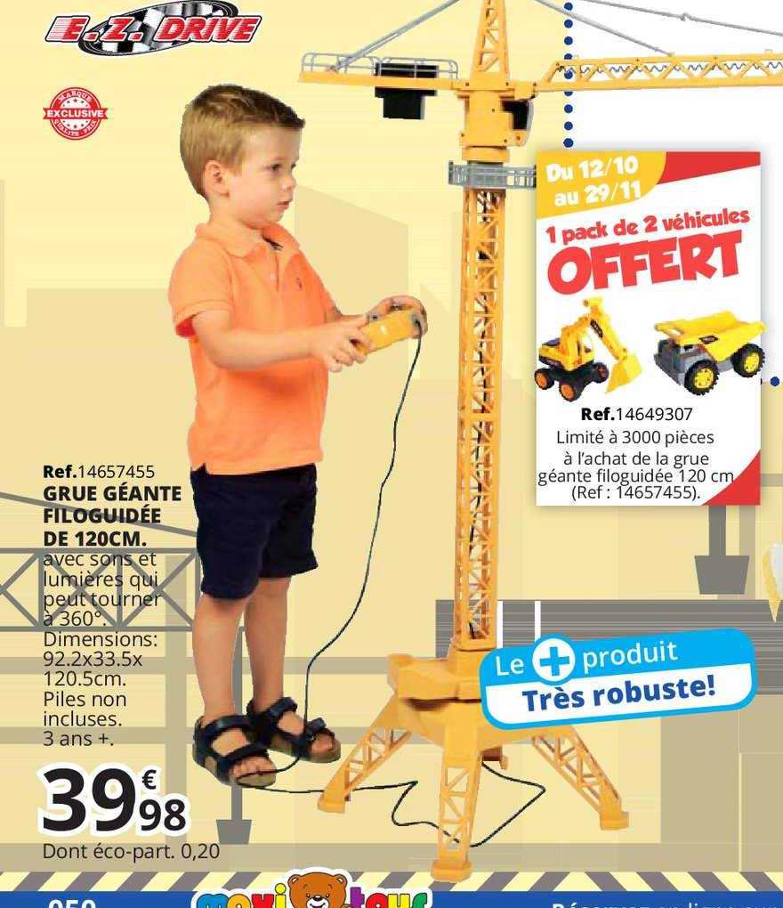 grue géante filoguidée de 120cm E.z drive