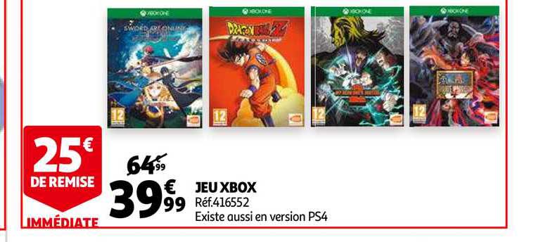jeu xbox