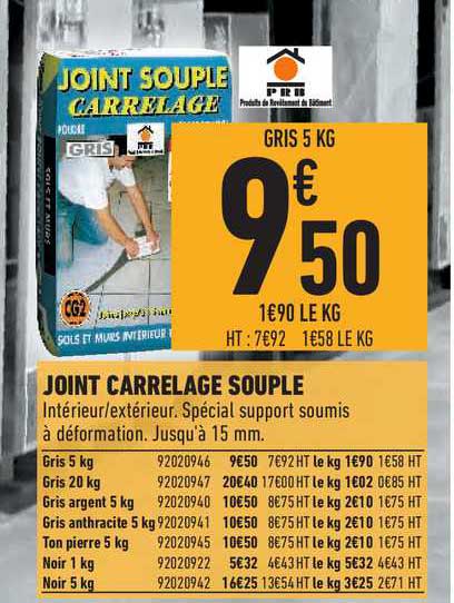 Joint Carrelage Souple