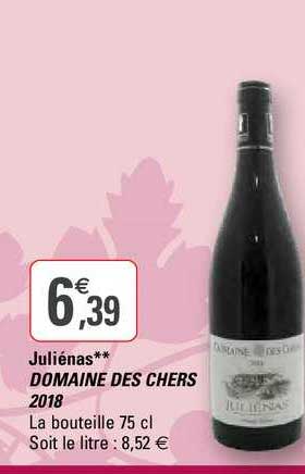 juliénas domaine des chers 2018