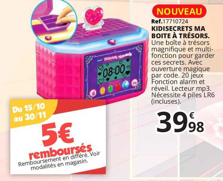 kidisecrets ma boite à trésors