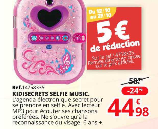 kidisecrets selfie music