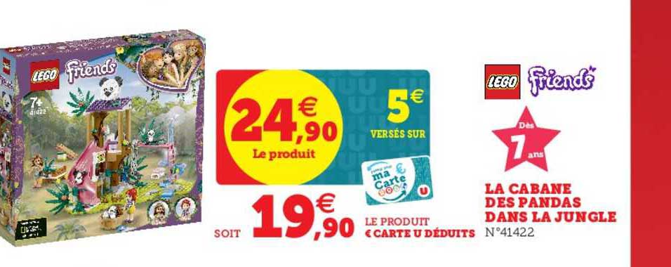 la cabane des pandas dans la jungle lego friends