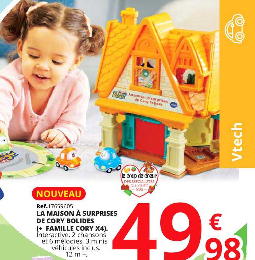 la maison à surprises de cory bolides (+ famille cory x4)