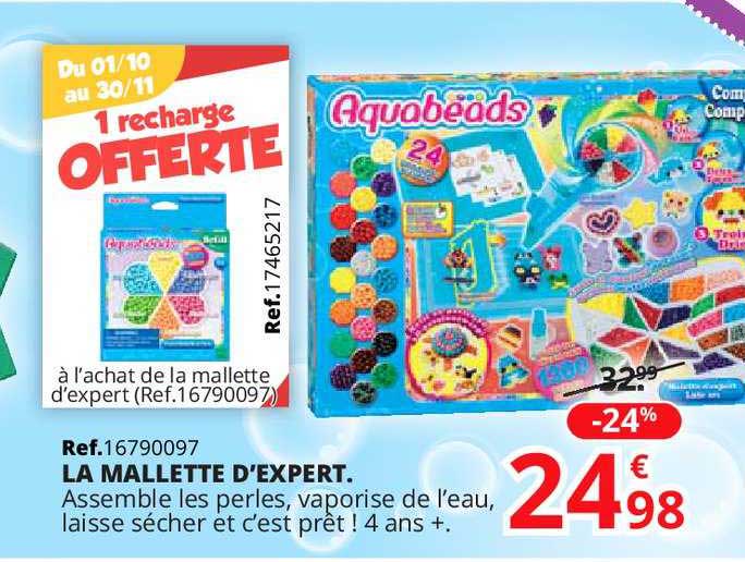 la mallette d'expert aquabeads