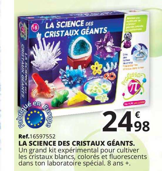 la science des cristaux géants