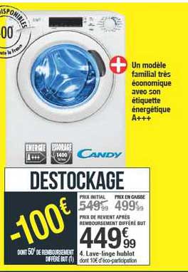 Lave Linge Hublot Candy