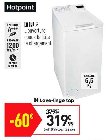 lave-linge top