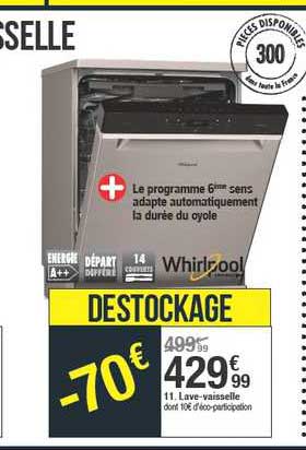 lave vaisselle whirlpool