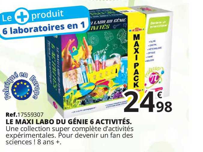 le maxi labo du génie 6 activités