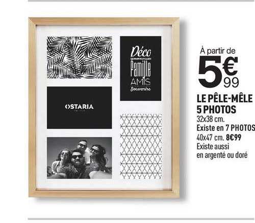 le pêle mêle 5 photos