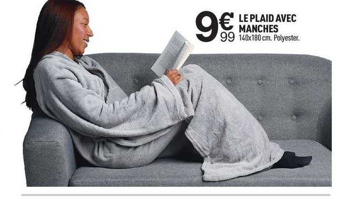 le plaid avec manches