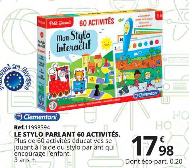 le stylo parlant 60 activités