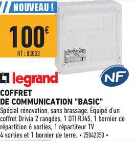 legrand coffret de communication "basic"