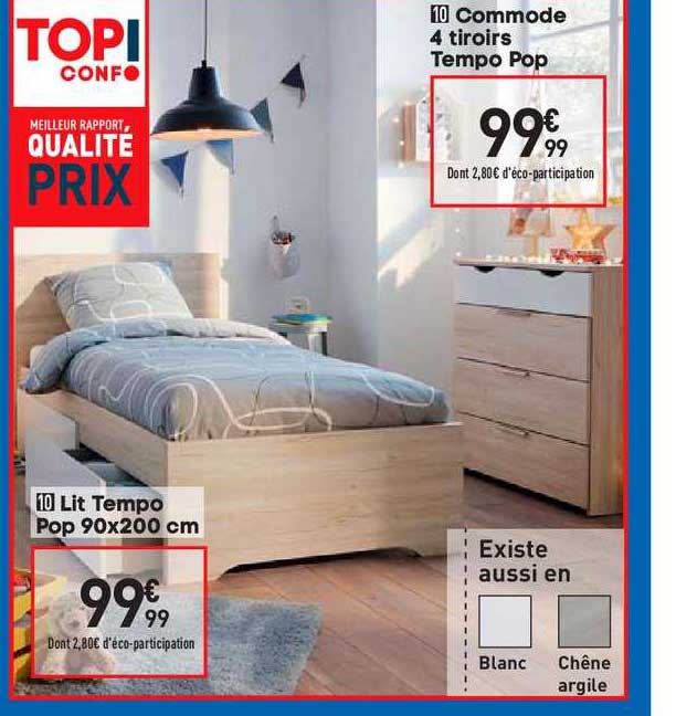 lit tempo pop 90x200 cm