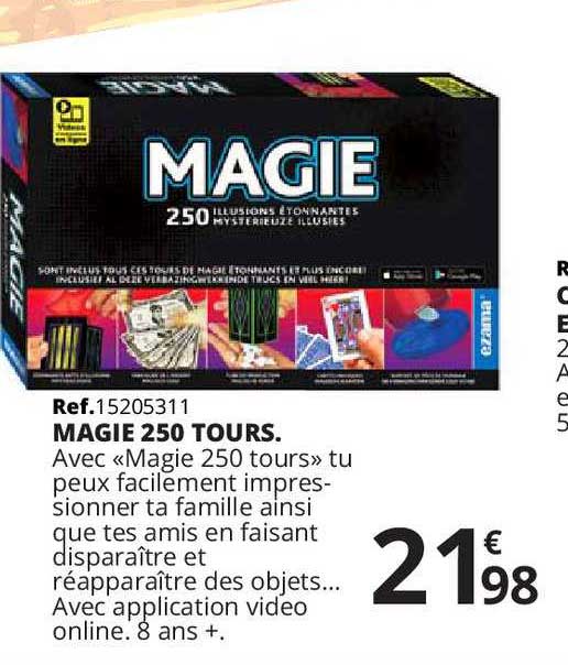 magie 250 tours