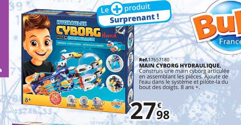 main cyborg hydraulique