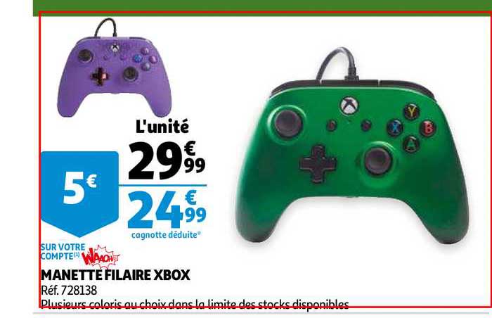 manette filaire xbox
