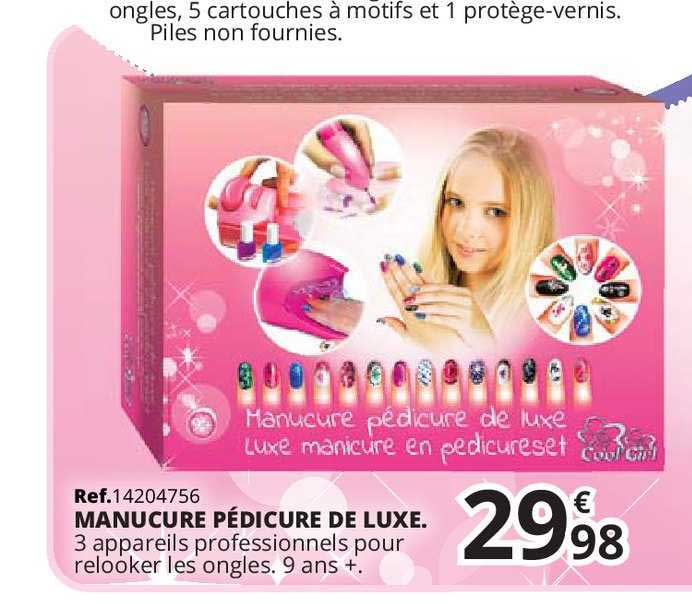 manucure pédicure de luxe