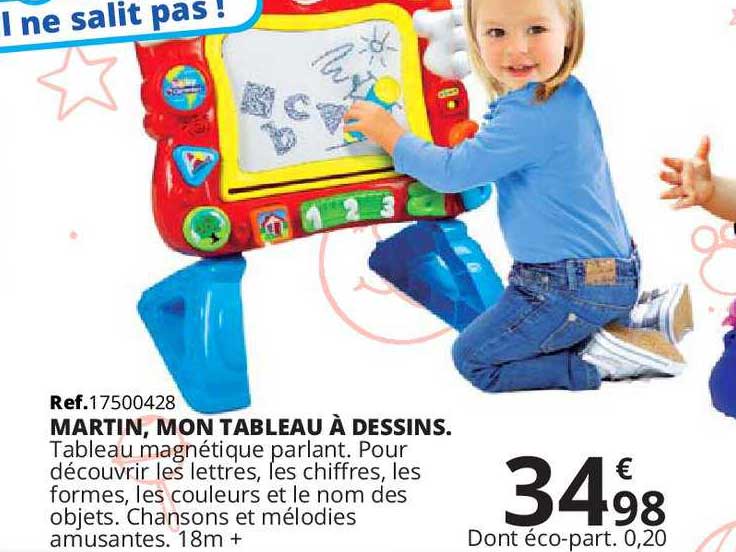 martin mon tableau à dessins