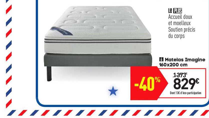 matelas imagine 160x200 cm