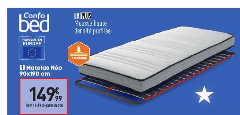 matelas néo 90x190 cm