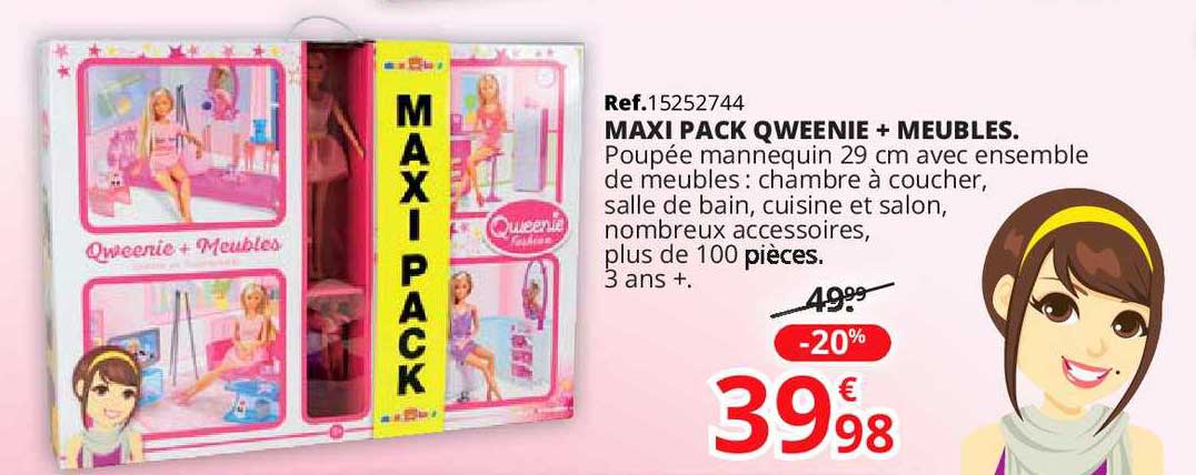 maxi pack queenie + meubles