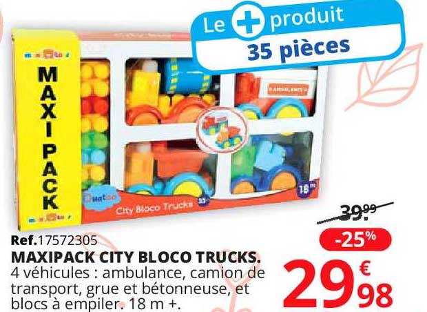 maxipack city bloco trucks