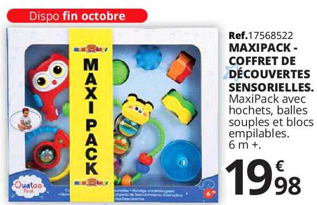 maxipack coffret de découvertes sensorielles