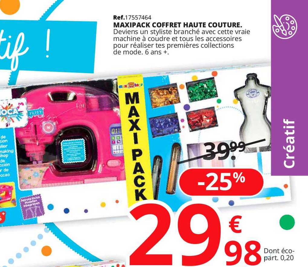 maxipack coffret haute couture