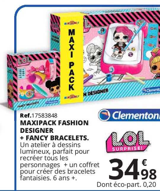 maxipack fashion designer + fancy bracelets