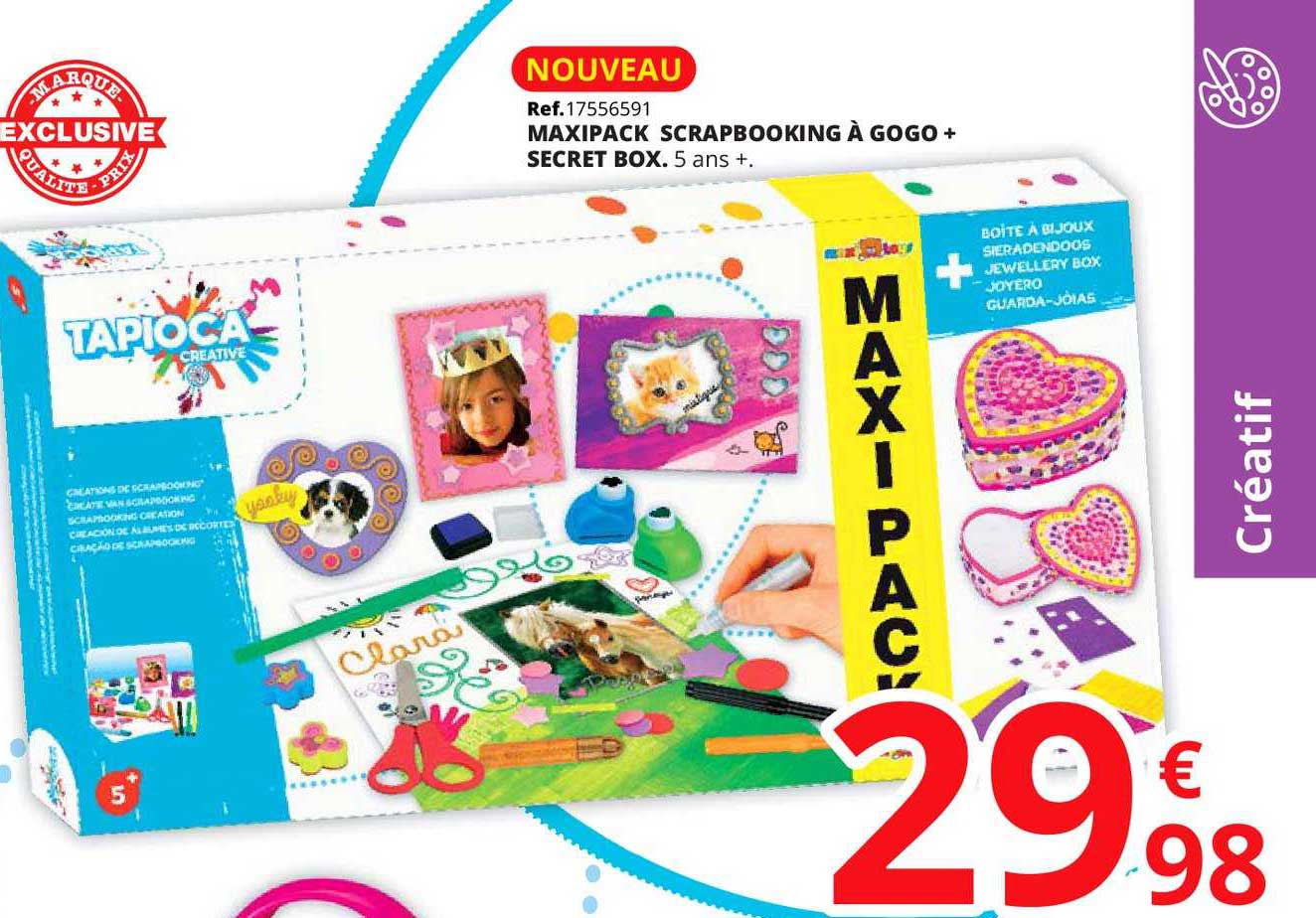 maxipack scrapbooking à gogo + secret box
