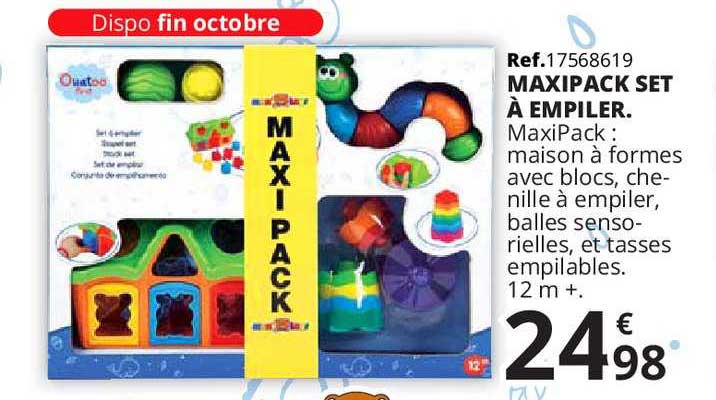 maxipack set à empiler