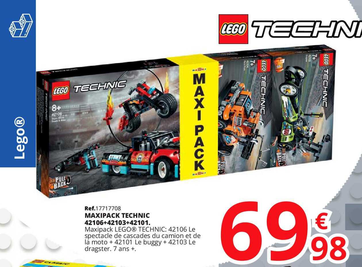 maxipack technic 42106+42103+42101 lego technic