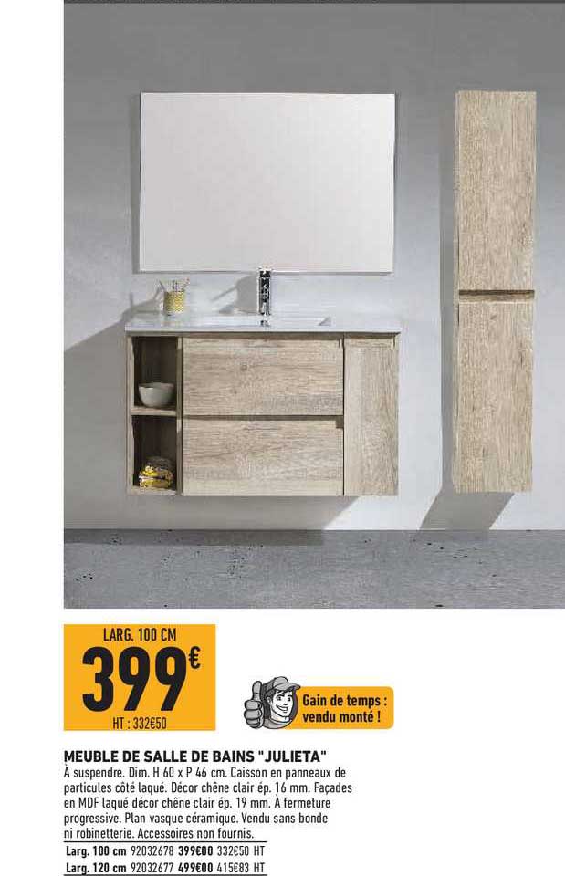 Meuble De Salle De Bains Julieta