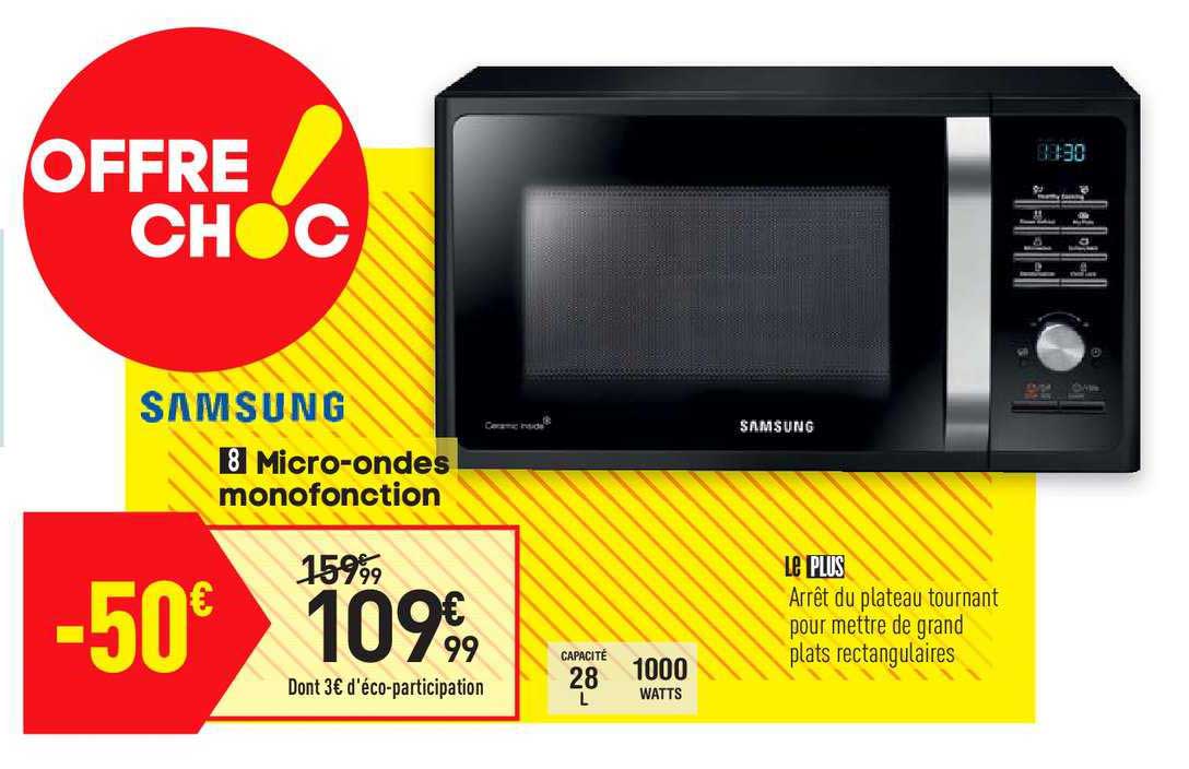 micro-ondes monofonction