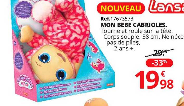 Mon Bébé Cabrioles Lansay