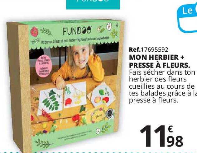 mon herbier presse à fleurs